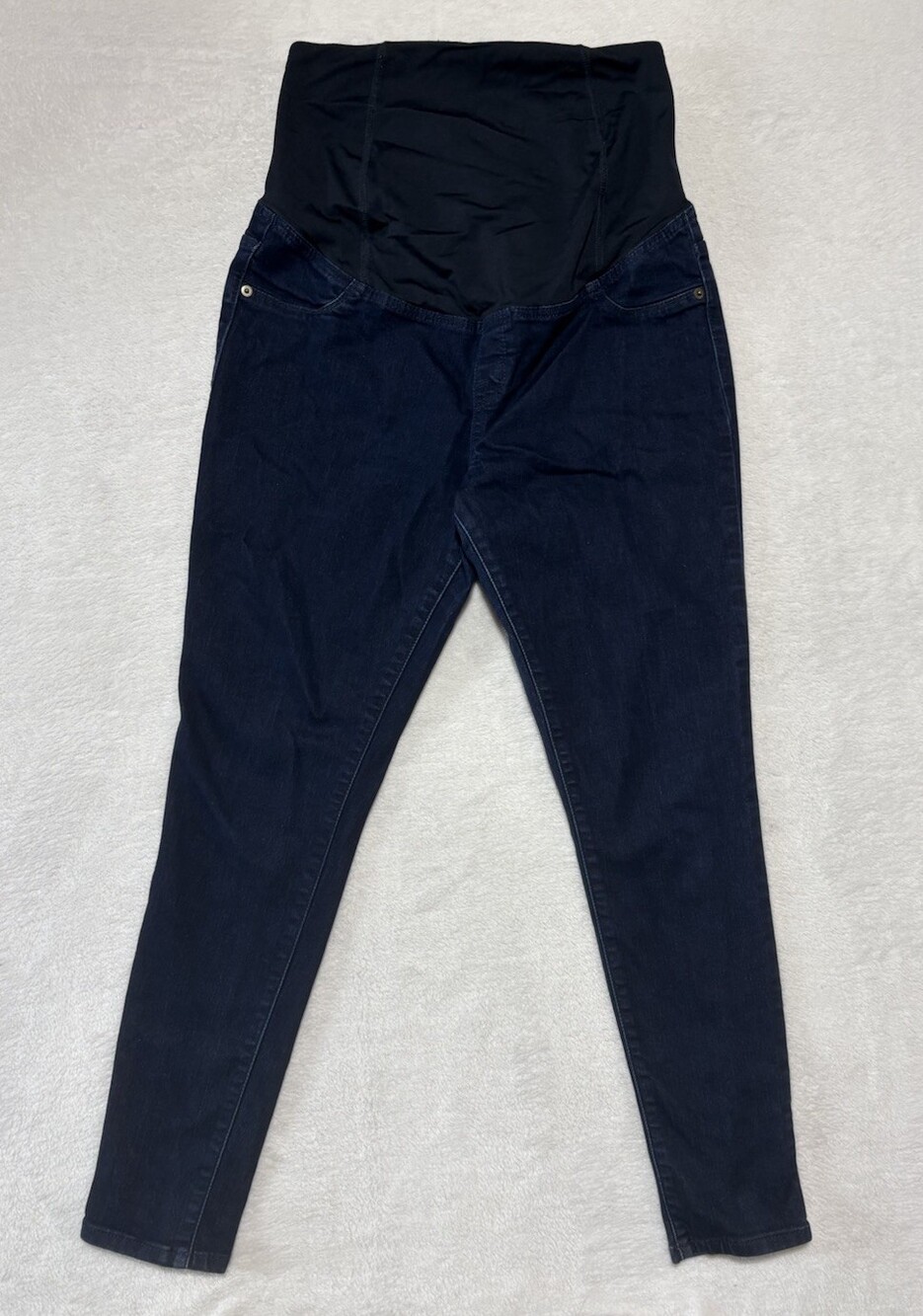 Isabel Maternity Jeggings Womens 8 Blue Stretch Denim Pull On